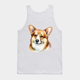 Corgi Portrait Tank Top